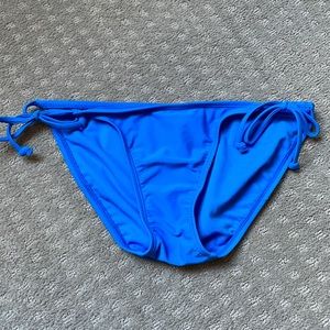 NWOT Old Navy blue side-tie bikini bottom
